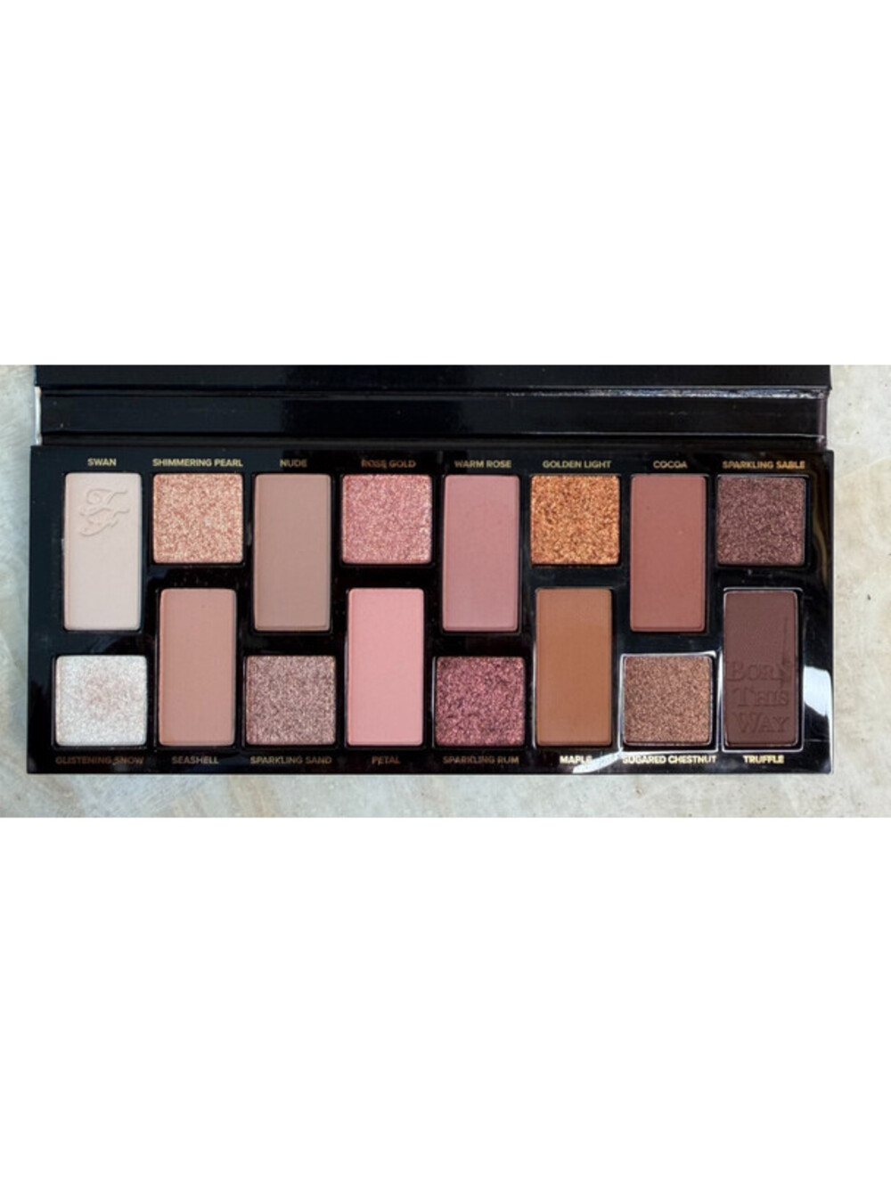 NIB Too Faced Born This Way Shadow Palette 16 Shades